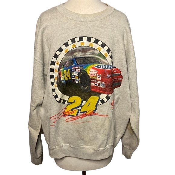 Nutmeg Other - Vintage 90’s Jeff Gordon Thrashed Sweatshirt Gray L